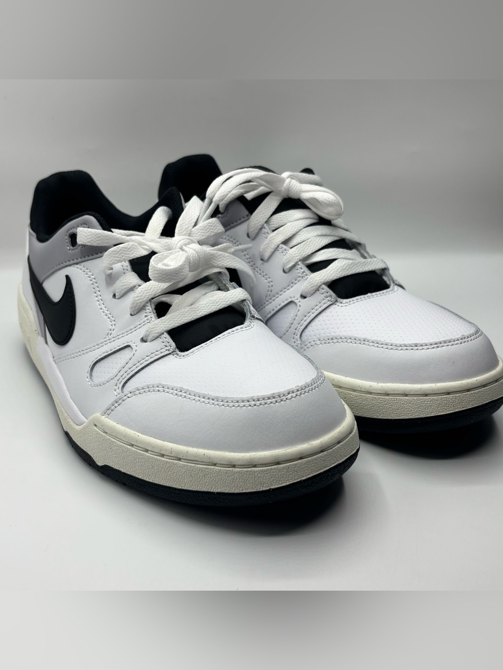 Nike Full Force Low White/Black Men’s 9.5 - Picture 11 of 13